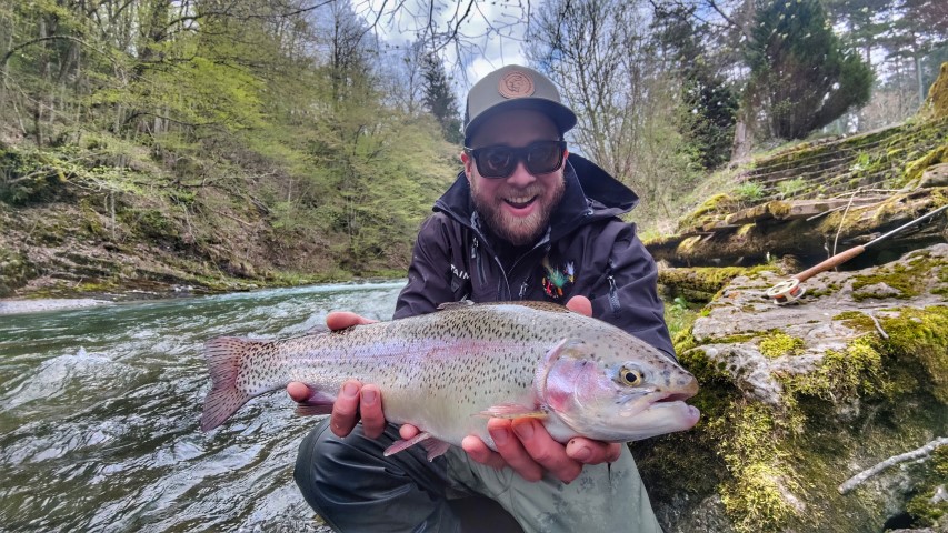 Rainbow trout April.